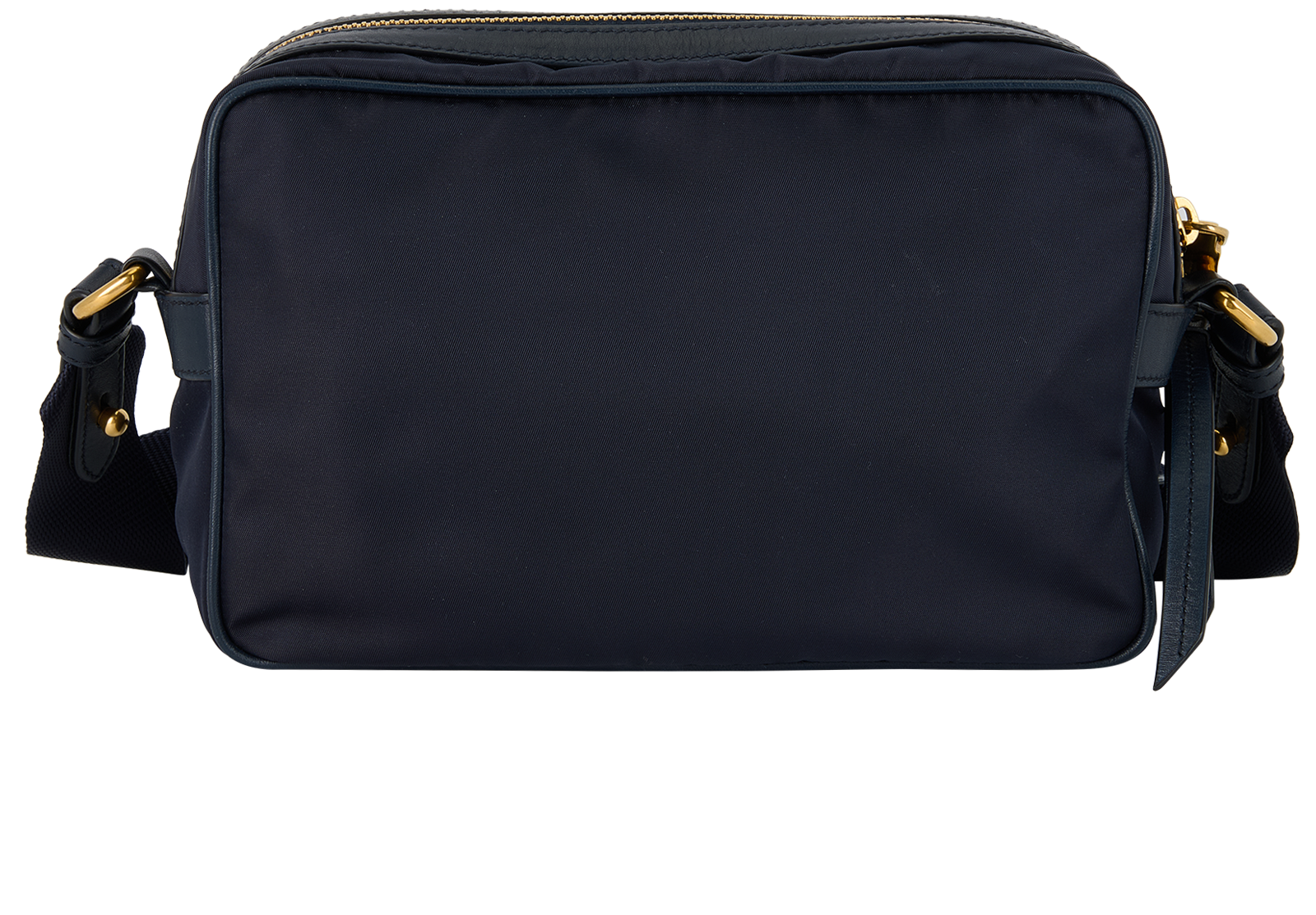 Camera Bag, &pound;575, Handbags, Navy, Nylon, Back view